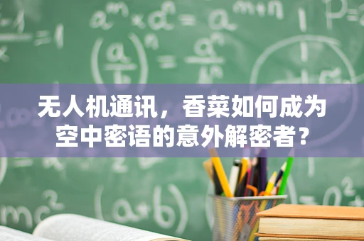 无人机通讯，香菜如何成为空中密语的意外解密者？