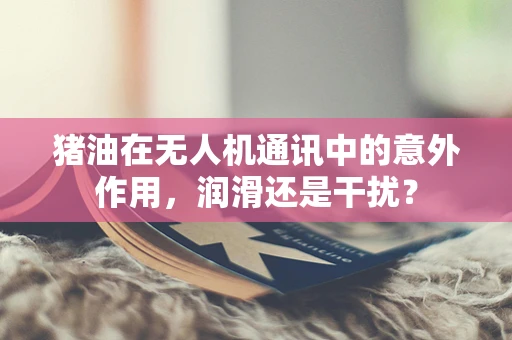 猪油在无人机通讯中的意外作用，润滑还是干扰？