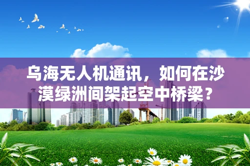 乌海无人机通讯，如何在沙漠绿洲间架起空中桥梁？