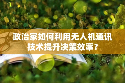 政治家如何利用无人机通讯技术提升决策效率？