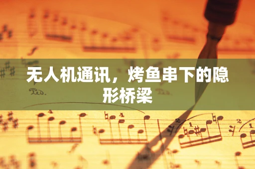 无人机通讯，烤鱼串下的隐形桥梁