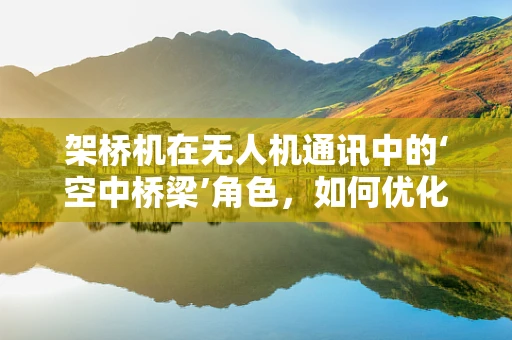 架桥机在无人机通讯中的‘空中桥梁’角色，如何优化信号传输？