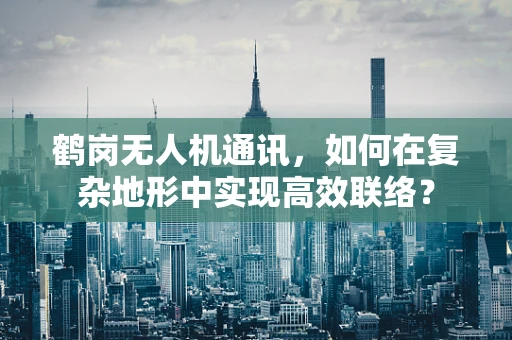 鹤岗无人机通讯，如何在复杂地形中实现高效联络？