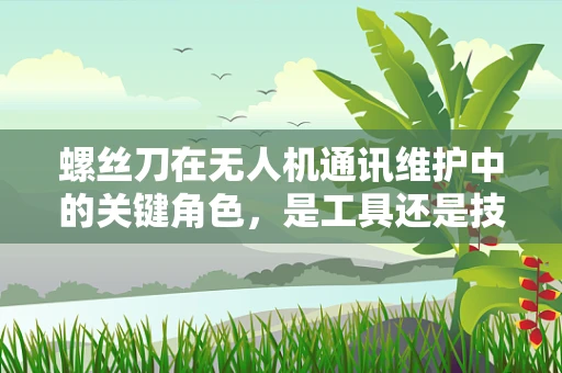 螺丝刀在无人机通讯维护中的关键角色，是工具还是技术关键？