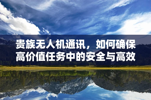 贵族无人机通讯，如何确保高价值任务中的安全与高效？