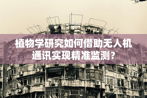 植物学研究如何借助无人机通讯实现精准监测？