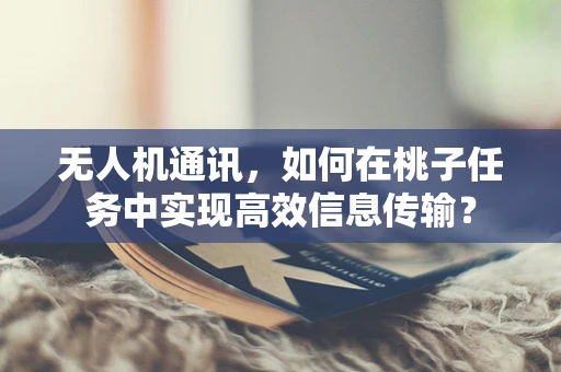 无人机通讯，如何在桃子任务中实现高效信息传输？