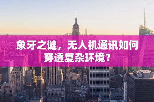 象牙之谜，无人机通讯如何穿透复杂环境？