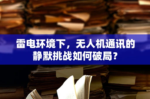 雷电环境下，无人机通讯的静默挑战如何破局？