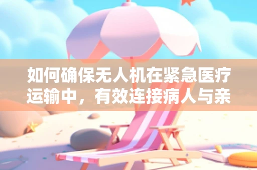 如何确保无人机在紧急医疗运输中，有效连接病人与亲属？