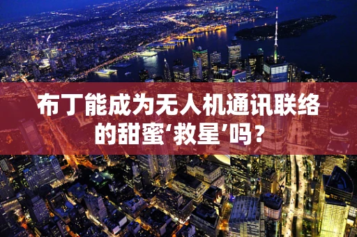 布丁能成为无人机通讯联络的甜蜜‘救星’吗？