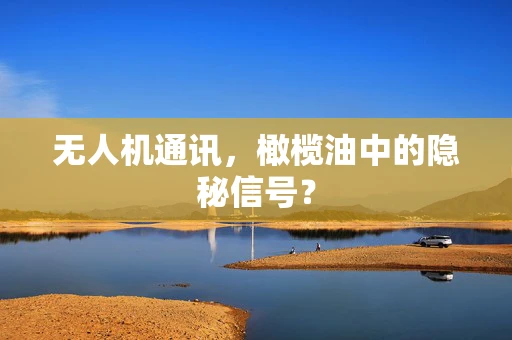 无人机通讯，橄榄油中的隐秘信号？