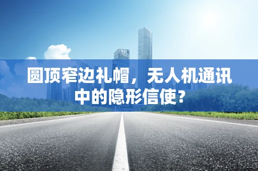 圆顶窄边礼帽，无人机通讯中的隐形信使？