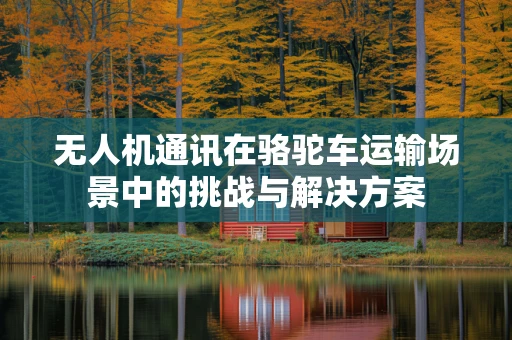 无人机通讯在骆驼车运输场景中的挑战与解决方案