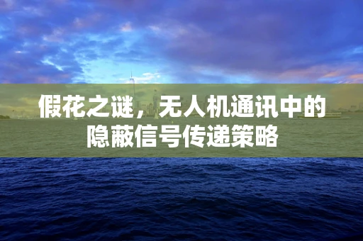 假花之谜，无人机通讯中的隐蔽信号传递策略