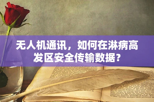 无人机通讯，如何在淋病高发区安全传输数据？