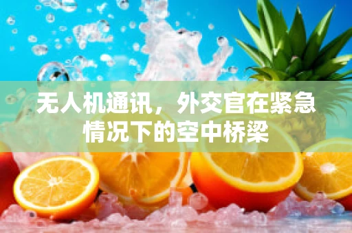 无人机通讯，外交官在紧急情况下的空中桥梁