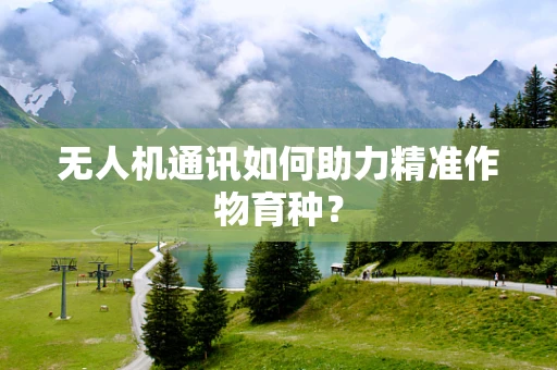 无人机通讯如何助力精准作物育种？