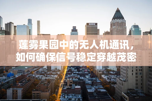 莲雾果园中的无人机通讯，如何确保信号稳定穿越茂密树冠？