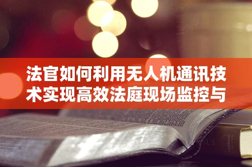 法官如何利用无人机通讯技术实现高效法庭现场监控与证据收集？