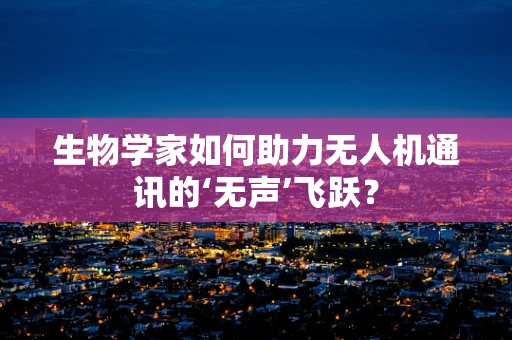 生物学家如何助力无人机通讯的‘无声’飞跃？