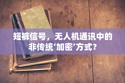 短裤信号，无人机通讯中的非传统‘加密’方式？