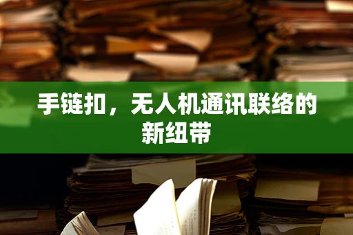 手链扣，无人机通讯联络的新纽带