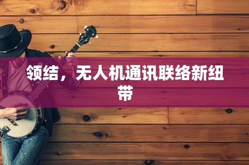 领结，无人机通讯联络新纽带