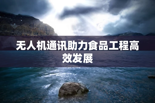 无人机通讯助力食品工程高效发展