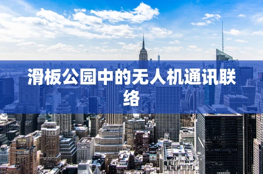 滑板公园中的无人机通讯联络