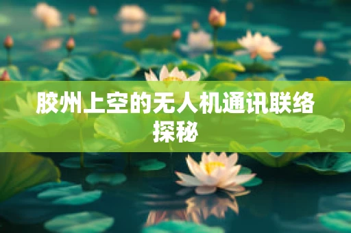胶州上空的无人机通讯联络探秘