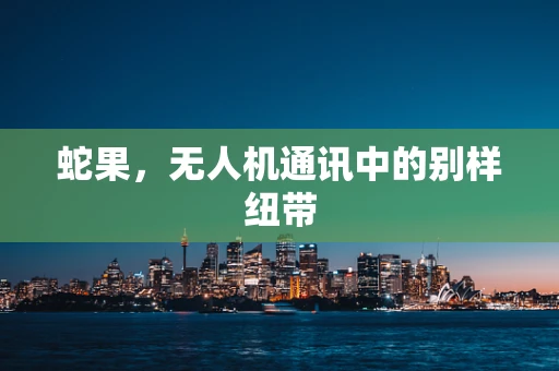 蛇果，无人机通讯中的别样纽带