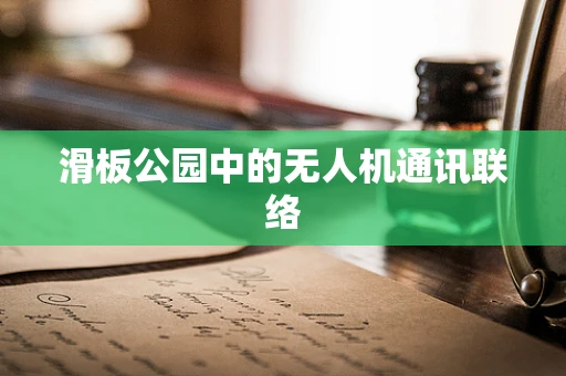 滑板公园中的无人机通讯联络