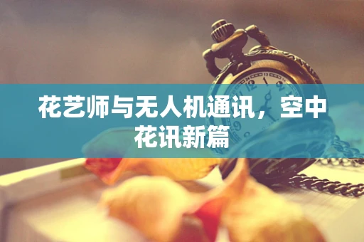 花艺师与无人机通讯，空中花讯新篇