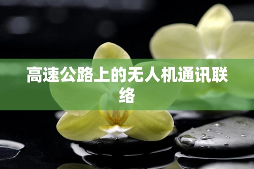高速公路上的无人机通讯联络