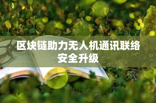 区块链助力无人机通讯联络安全升级