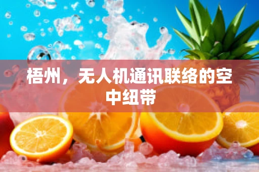 梧州，无人机通讯联络的空中纽带