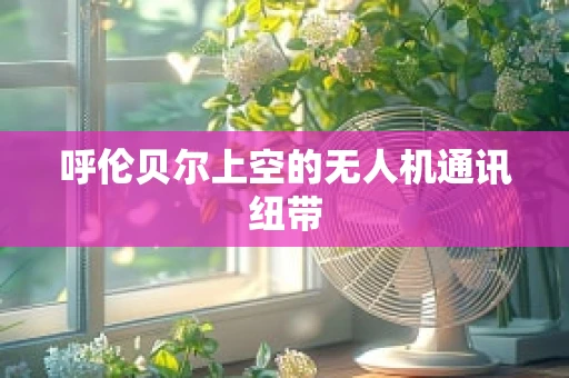 呼伦贝尔上空的无人机通讯纽带