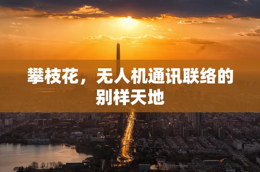 攀枝花，无人机通讯联络的别样天地