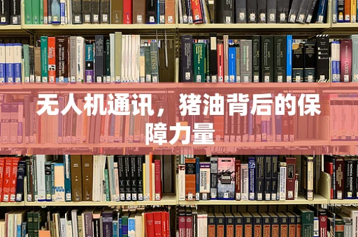 无人机通讯，猪油背后的保障力量