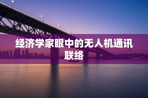 经济学家眼中的无人机通讯联络