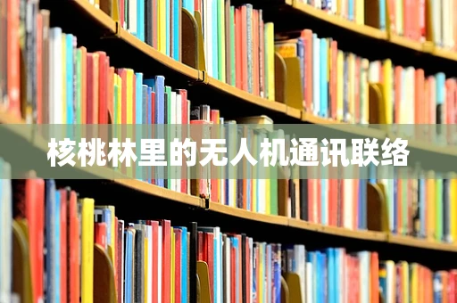 核桃林里的无人机通讯联络