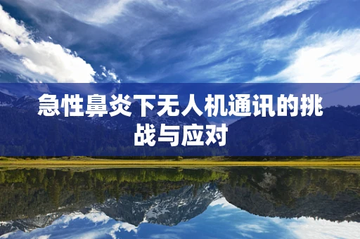 急性鼻炎下无人机通讯的挑战与应对