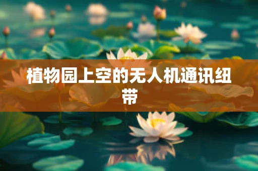 植物园上空的无人机通讯纽带