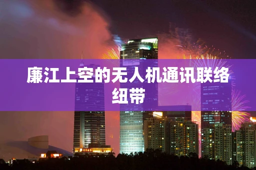 廉江上空的无人机通讯联络纽带