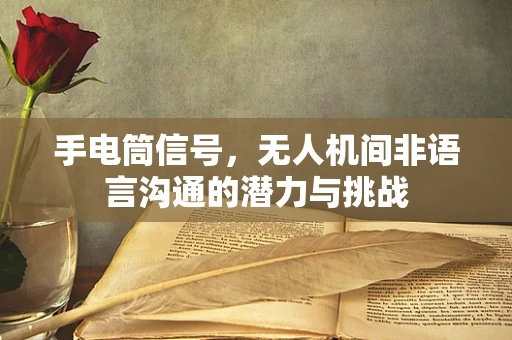 手电筒信号，无人机间非语言沟通的潜力与挑战