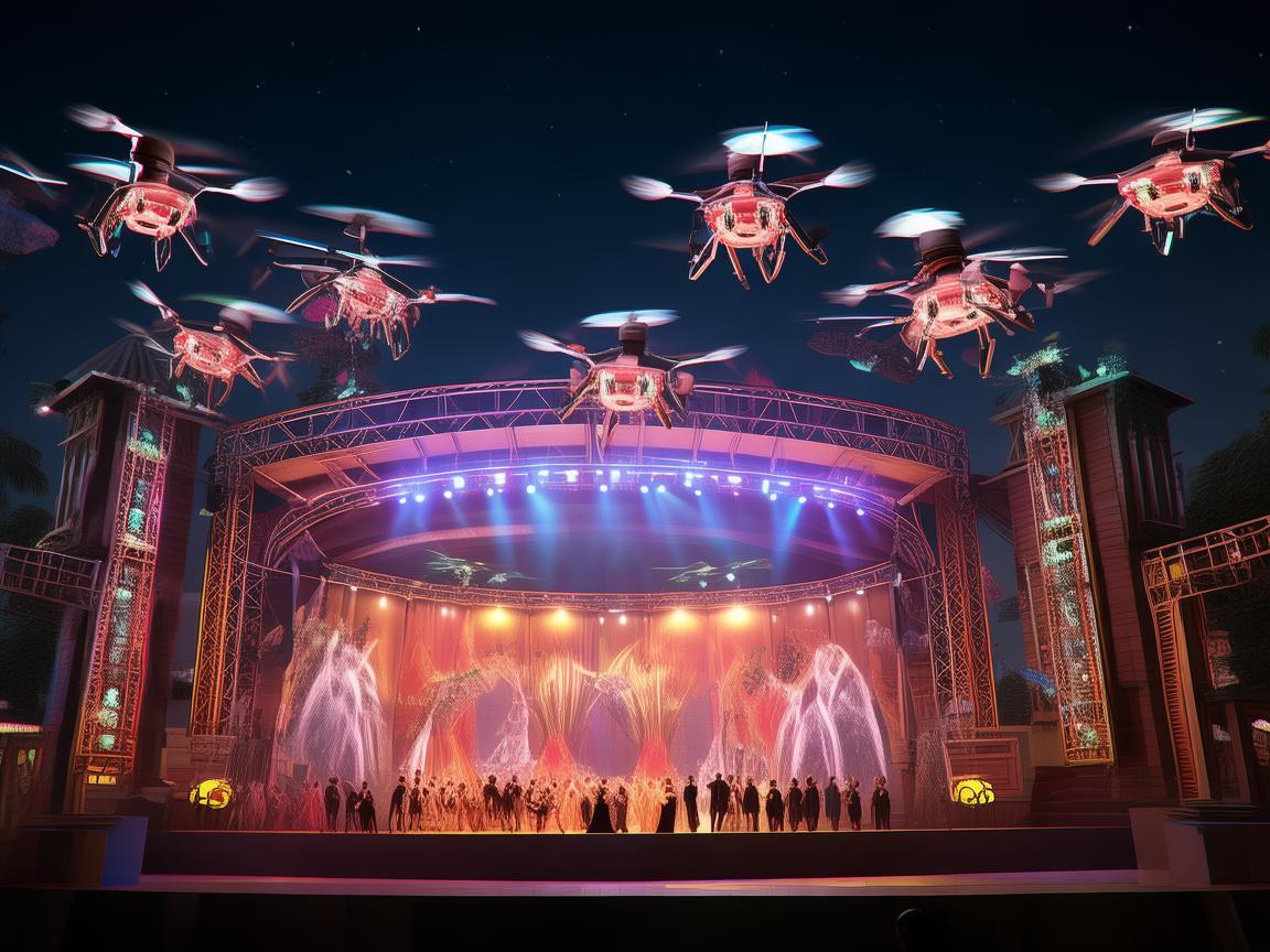 戏剧节上无人机通讯的精彩篇章 戏剧节上无人机通讯的精彩篇章