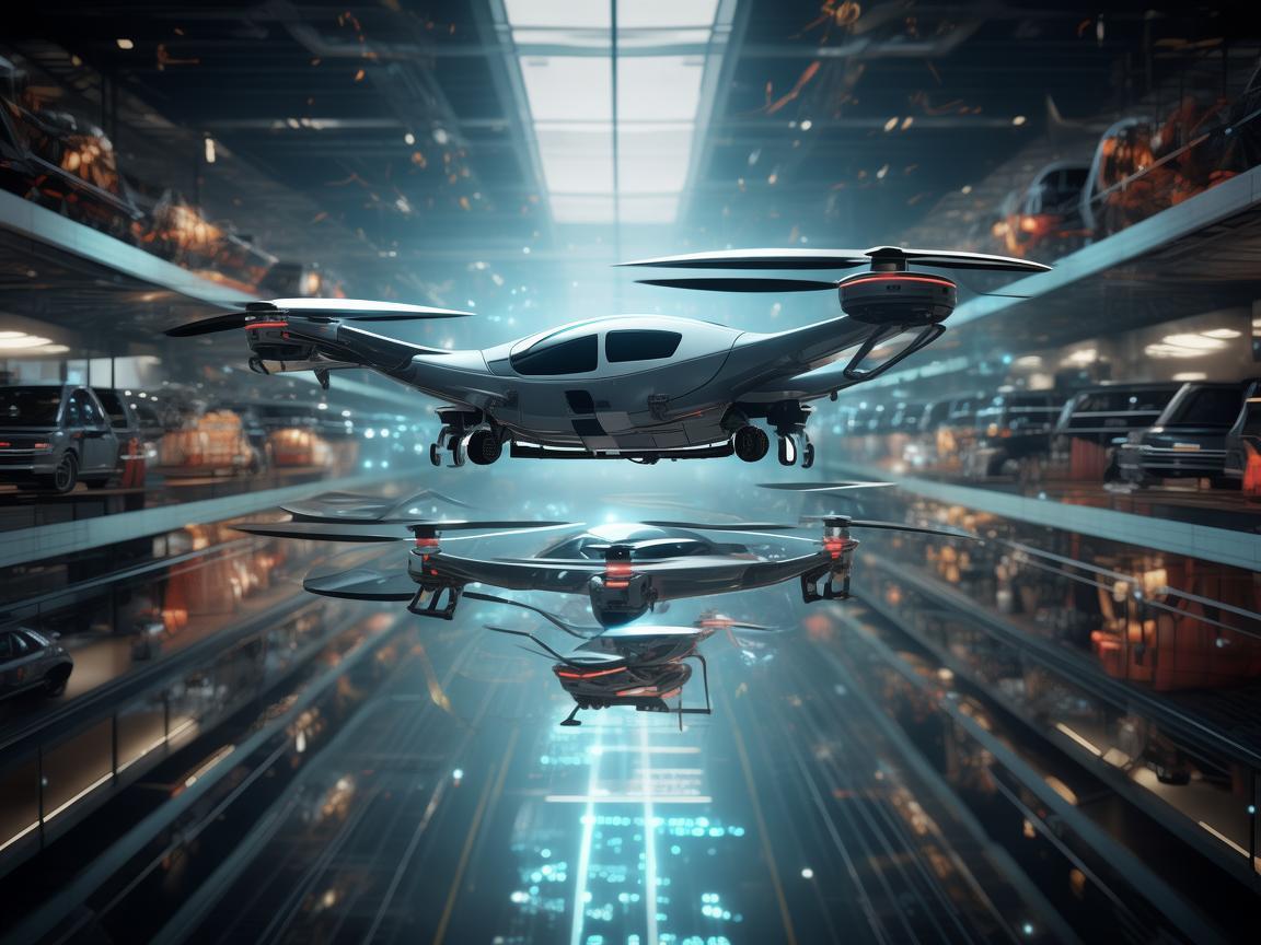 立体停车场中的无人机通讯联络