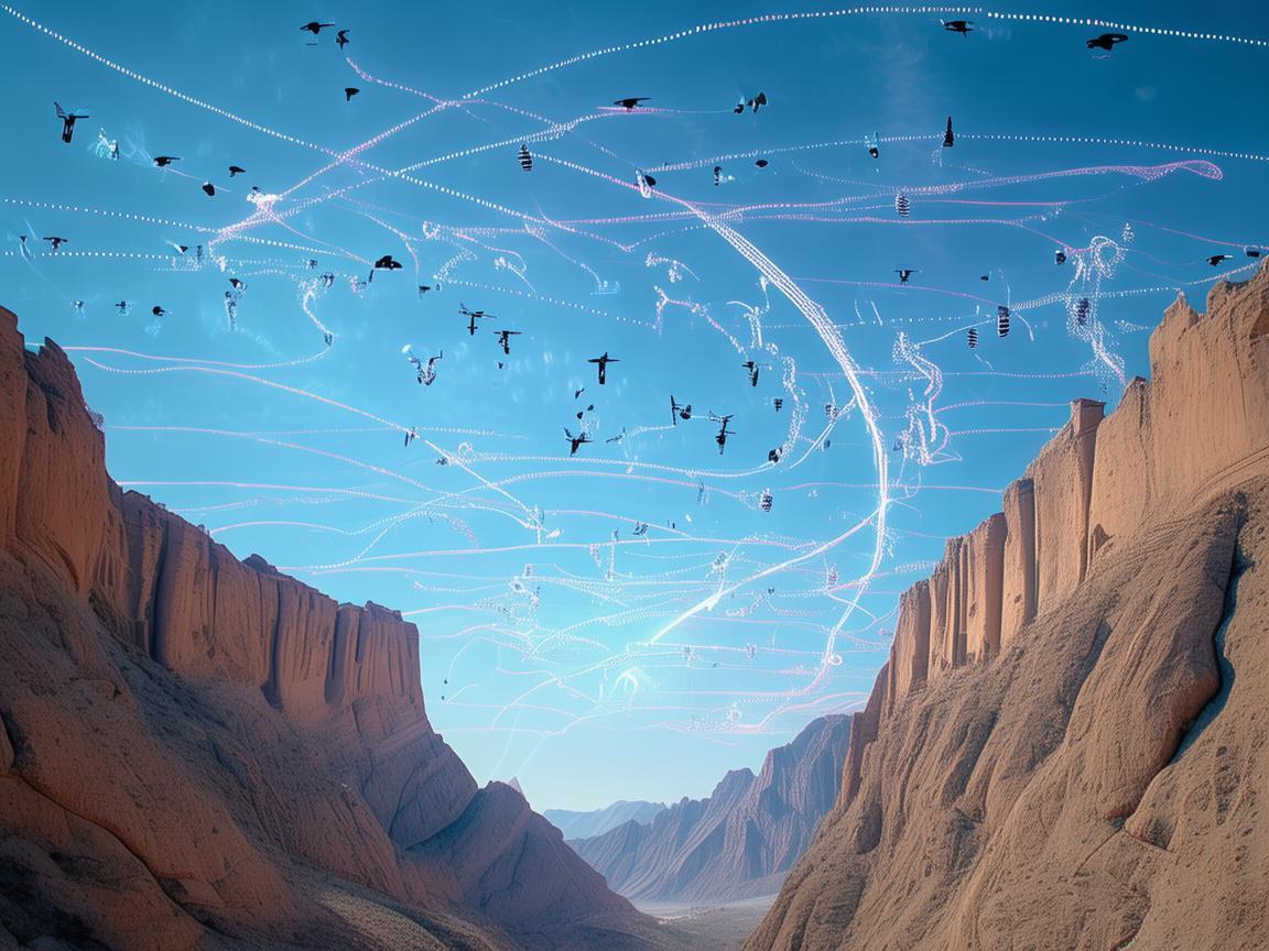 嘉峪关上空的无人机通讯联络探索