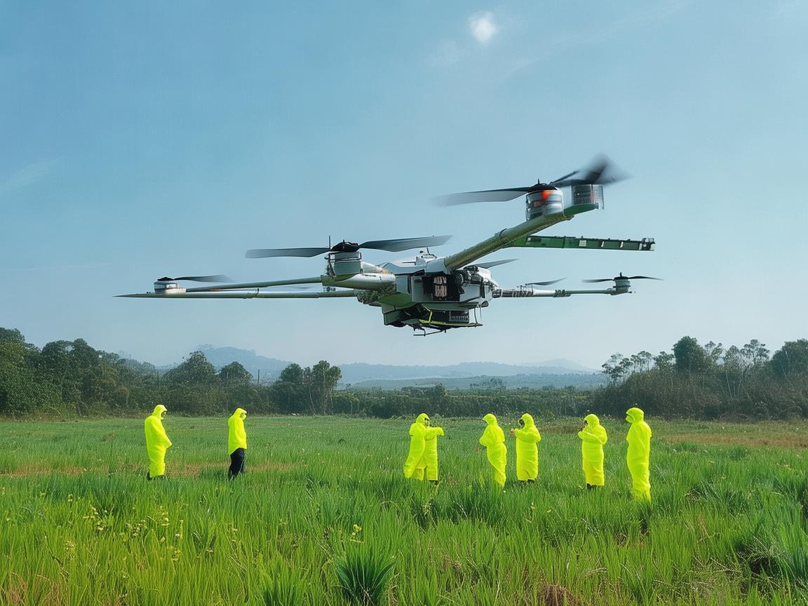 无人机助力脊髓灰质炎防治通讯联络